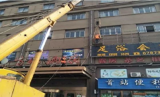 宁海安装较高的门店招牌有什么好的方法？